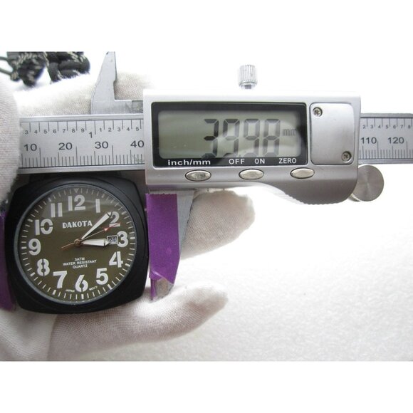 Men Dakota Paracord Quartz 3ATM WR Analog 39mm Pocket Watch (I30) "New Battery" - Picture 2 of 4